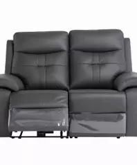 Verona Electric 2 Seater Sofa - Charcoal